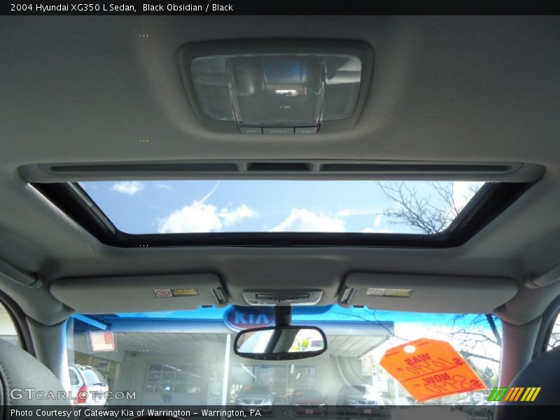 Black Obsidian / Black 2004 Hyundai XG350 L Sedan