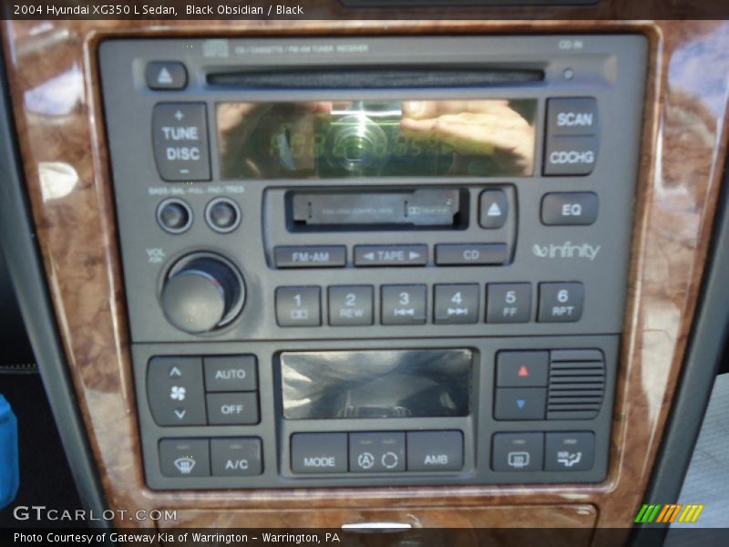 Black Obsidian / Black 2004 Hyundai XG350 L Sedan