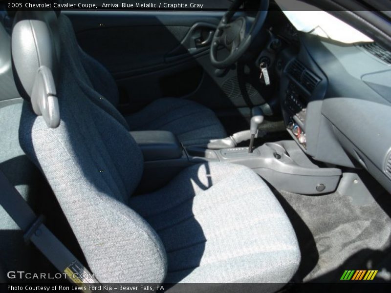 Arrival Blue Metallic / Graphite Gray 2005 Chevrolet Cavalier Coupe