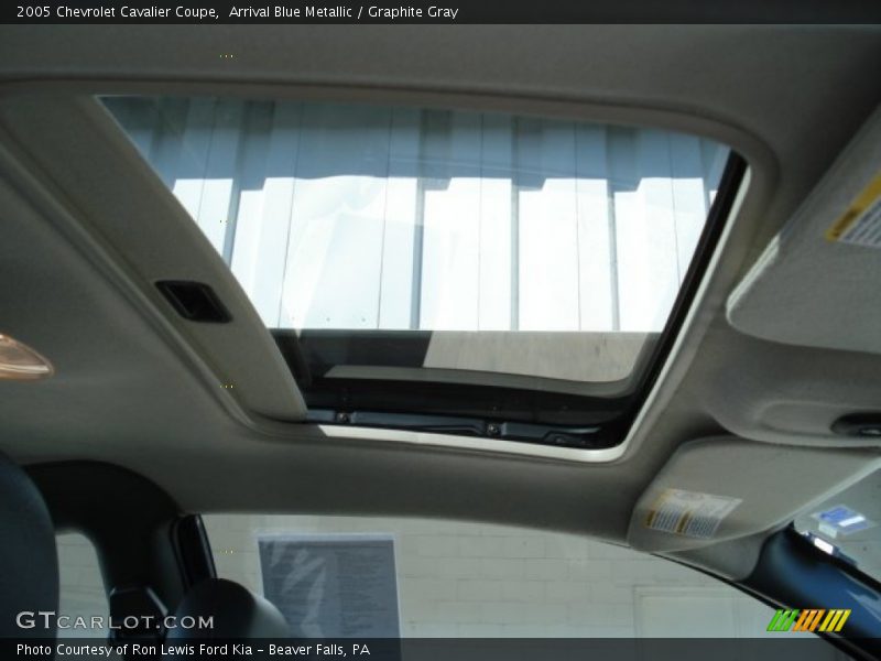 Arrival Blue Metallic / Graphite Gray 2005 Chevrolet Cavalier Coupe