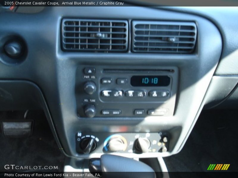 Arrival Blue Metallic / Graphite Gray 2005 Chevrolet Cavalier Coupe