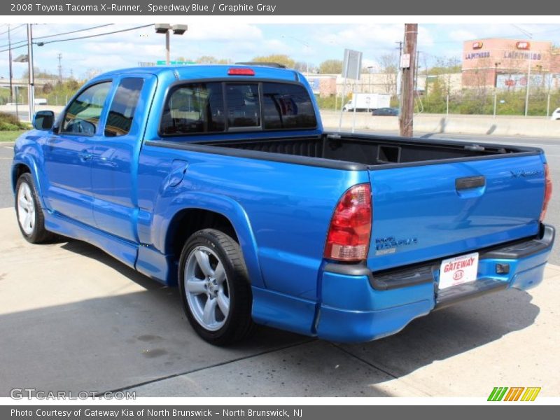 Speedway Blue / Graphite Gray 2008 Toyota Tacoma X-Runner