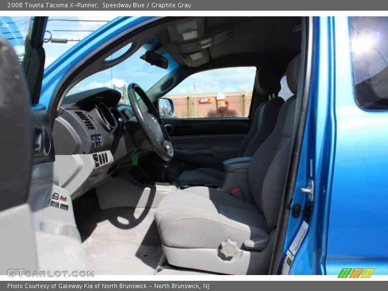 Speedway Blue / Graphite Gray 2008 Toyota Tacoma X-Runner