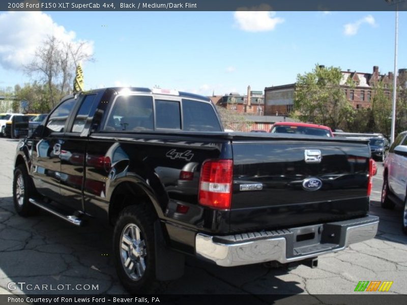 Black / Medium/Dark Flint 2008 Ford F150 XLT SuperCab 4x4