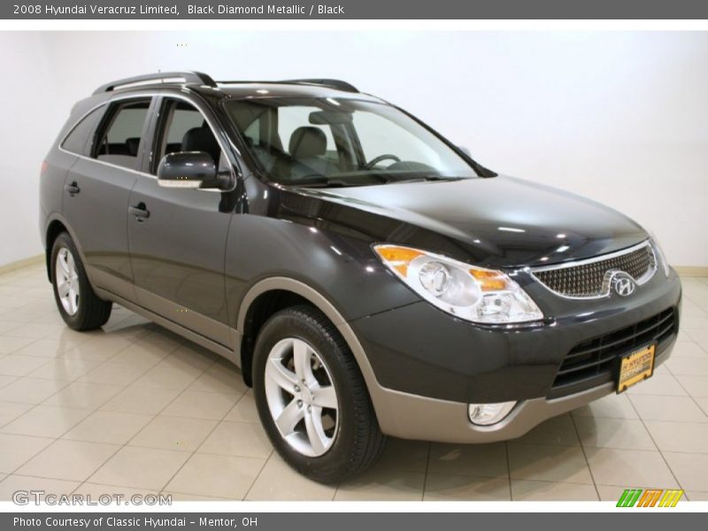 Black Diamond Metallic / Black 2008 Hyundai Veracruz Limited