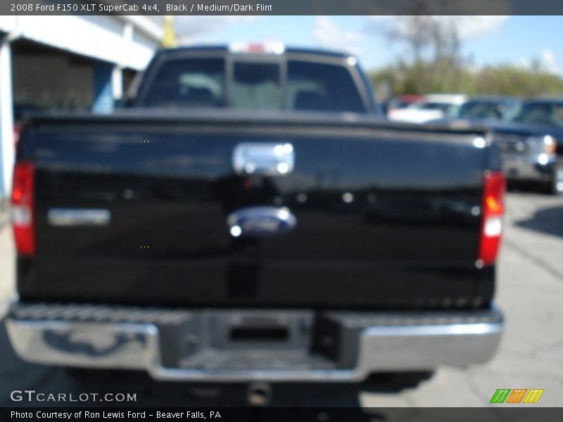 Black / Medium/Dark Flint 2008 Ford F150 XLT SuperCab 4x4
