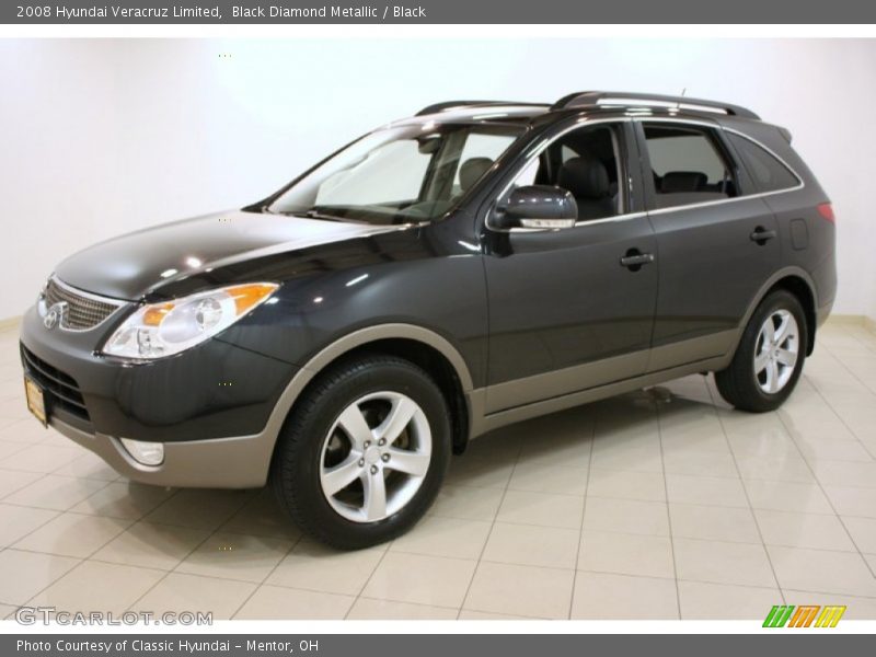 Black Diamond Metallic / Black 2008 Hyundai Veracruz Limited