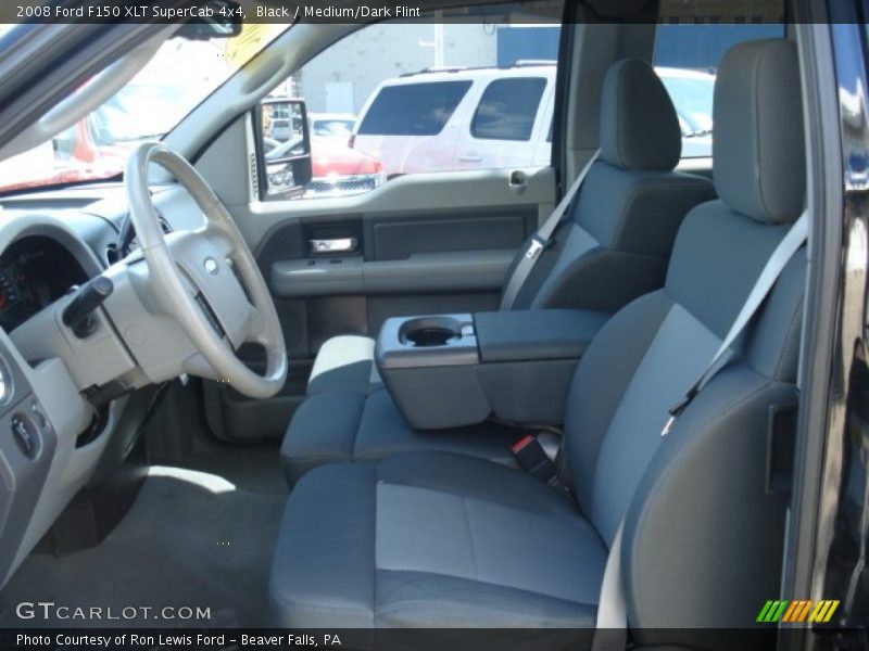 Black / Medium/Dark Flint 2008 Ford F150 XLT SuperCab 4x4