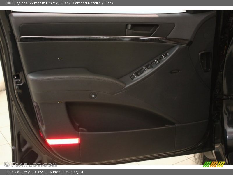 Black Diamond Metallic / Black 2008 Hyundai Veracruz Limited