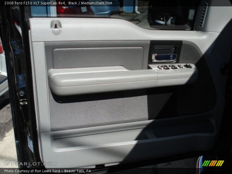 Black / Medium/Dark Flint 2008 Ford F150 XLT SuperCab 4x4