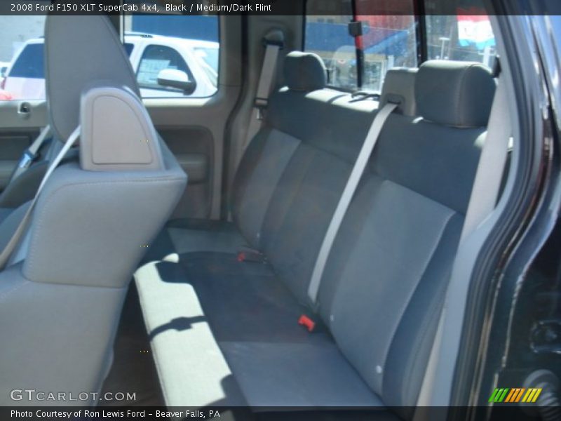 Black / Medium/Dark Flint 2008 Ford F150 XLT SuperCab 4x4