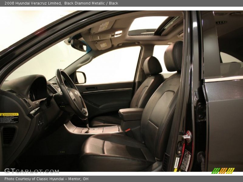 Black Diamond Metallic / Black 2008 Hyundai Veracruz Limited