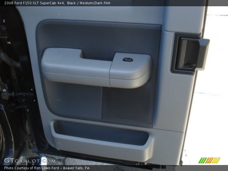 Black / Medium/Dark Flint 2008 Ford F150 XLT SuperCab 4x4