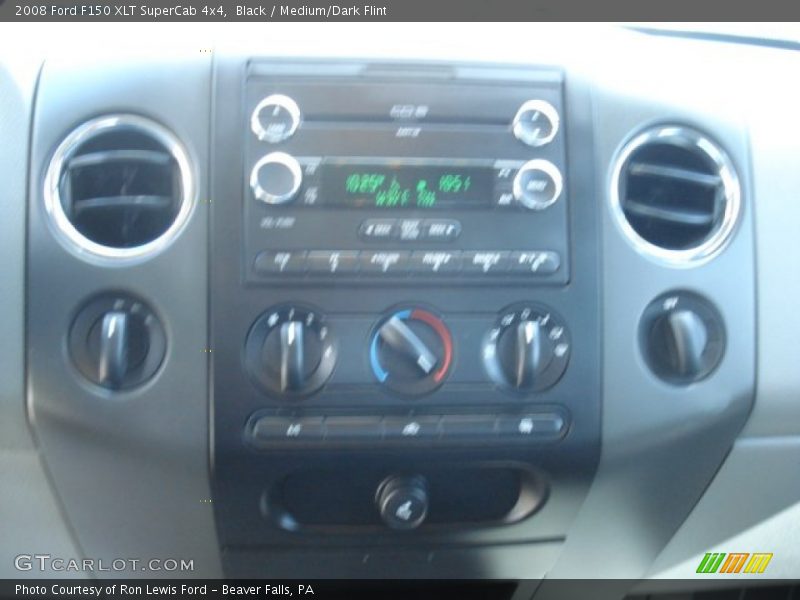 Black / Medium/Dark Flint 2008 Ford F150 XLT SuperCab 4x4