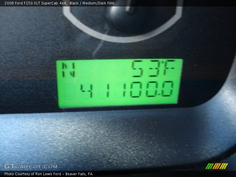 Black / Medium/Dark Flint 2008 Ford F150 XLT SuperCab 4x4