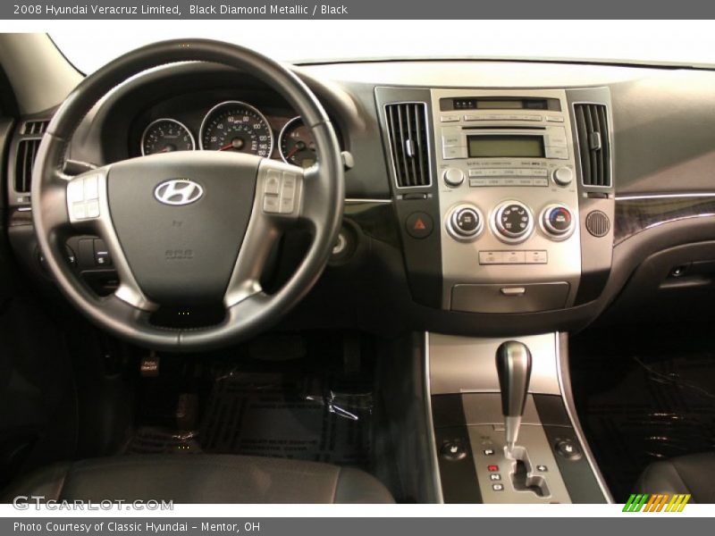 Black Diamond Metallic / Black 2008 Hyundai Veracruz Limited
