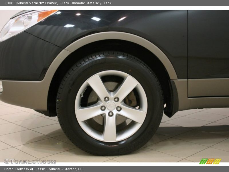 Black Diamond Metallic / Black 2008 Hyundai Veracruz Limited