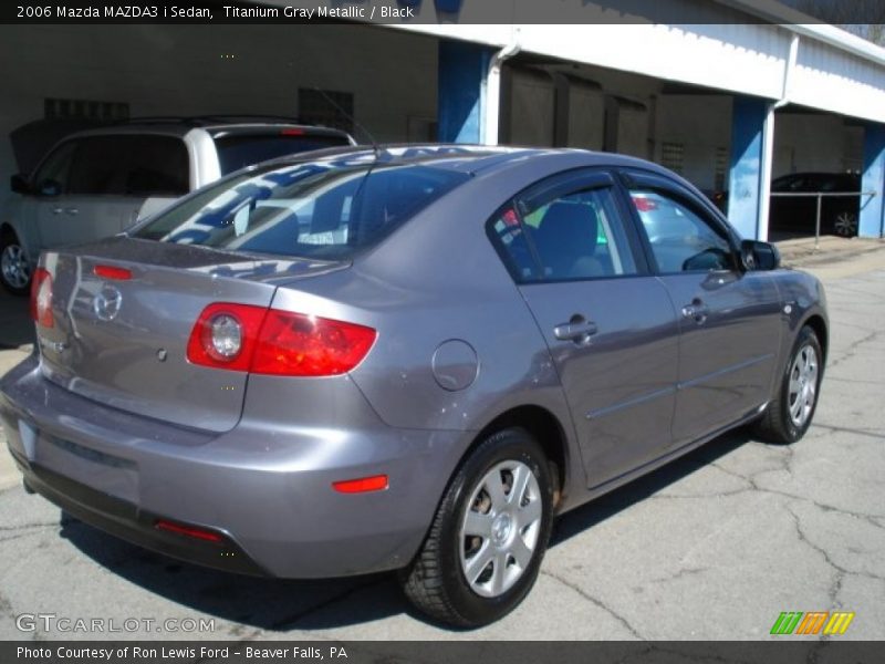 Titanium Gray Metallic / Black 2006 Mazda MAZDA3 i Sedan