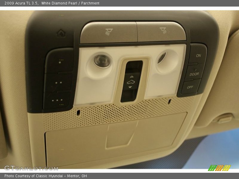 White Diamond Pearl / Parchment 2009 Acura TL 3.5
