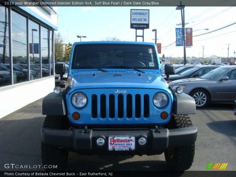 Surf Blue Pearl / Dark Slate Gray/Blue 2010 Jeep Wrangler Unlimited Islander Edition 4x4