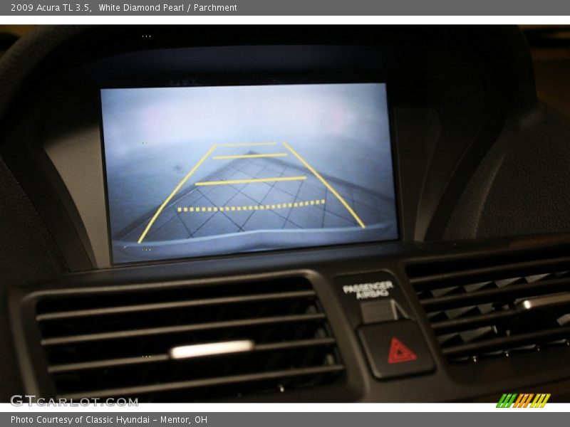 White Diamond Pearl / Parchment 2009 Acura TL 3.5