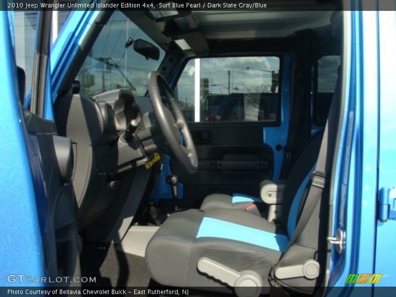 Surf Blue Pearl / Dark Slate Gray/Blue 2010 Jeep Wrangler Unlimited Islander Edition 4x4