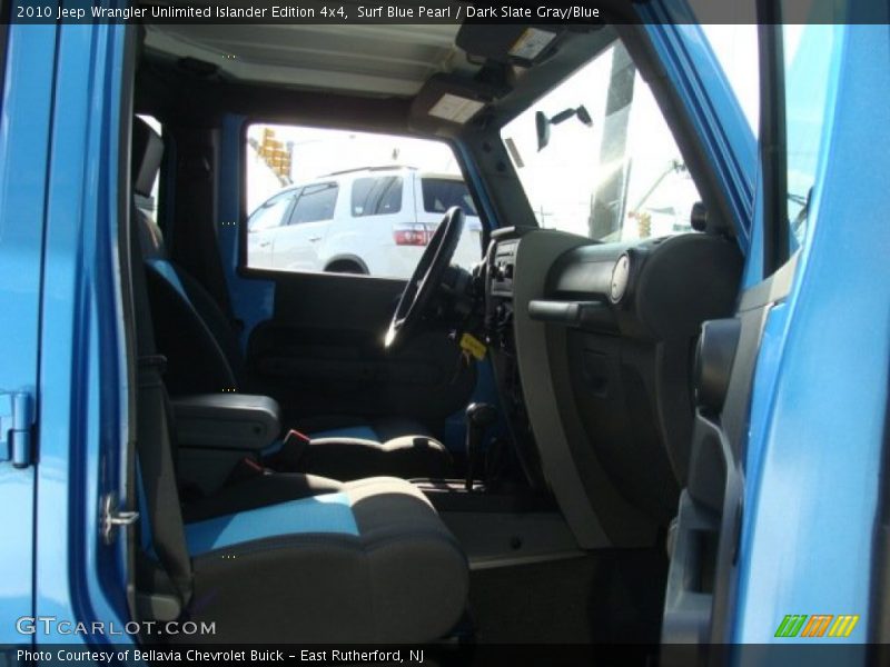 Surf Blue Pearl / Dark Slate Gray/Blue 2010 Jeep Wrangler Unlimited Islander Edition 4x4