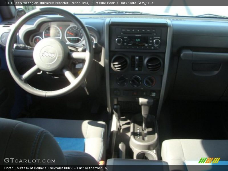 Surf Blue Pearl / Dark Slate Gray/Blue 2010 Jeep Wrangler Unlimited Islander Edition 4x4
