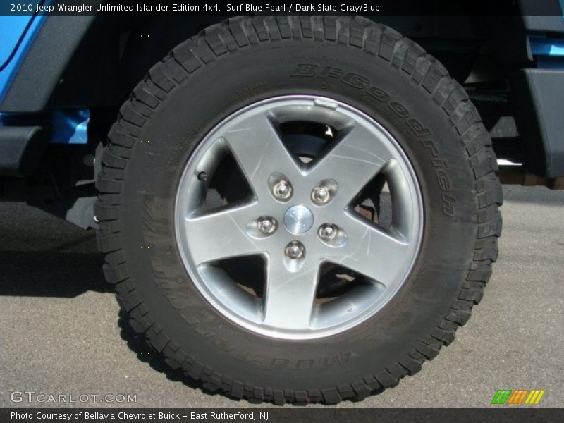 Surf Blue Pearl / Dark Slate Gray/Blue 2010 Jeep Wrangler Unlimited Islander Edition 4x4