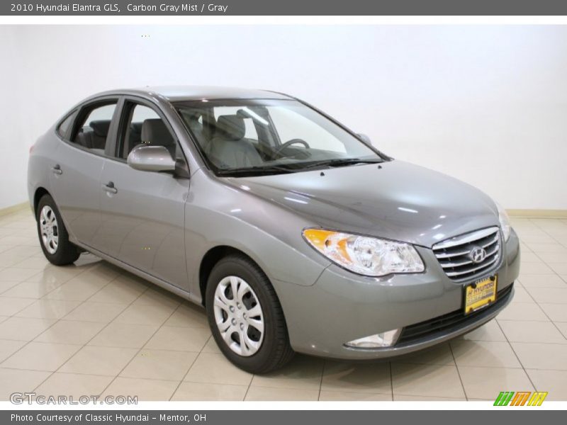 Carbon Gray Mist / Gray 2010 Hyundai Elantra GLS