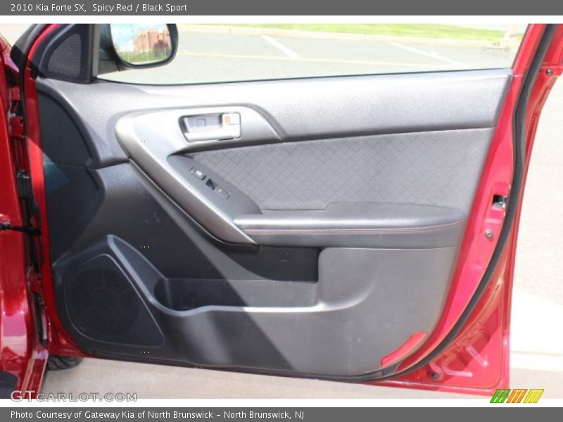 Spicy Red / Black Sport 2010 Kia Forte SX