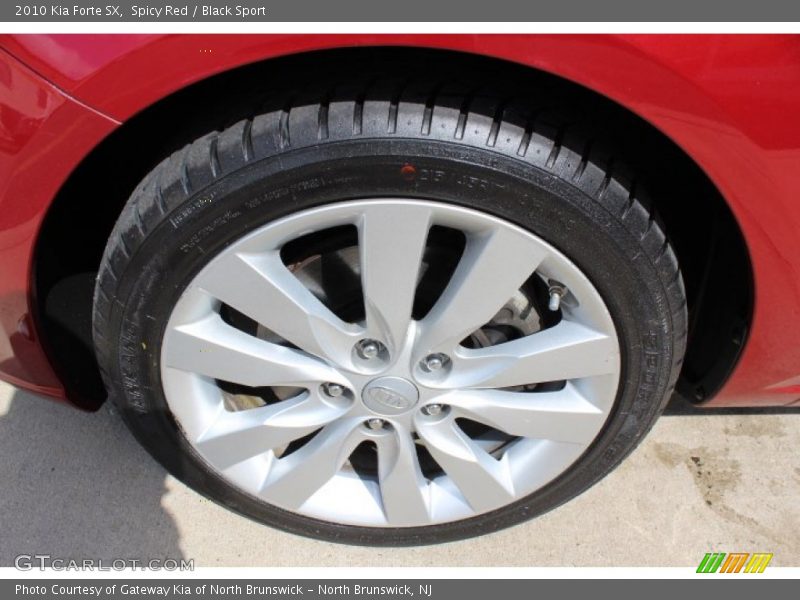 Spicy Red / Black Sport 2010 Kia Forte SX