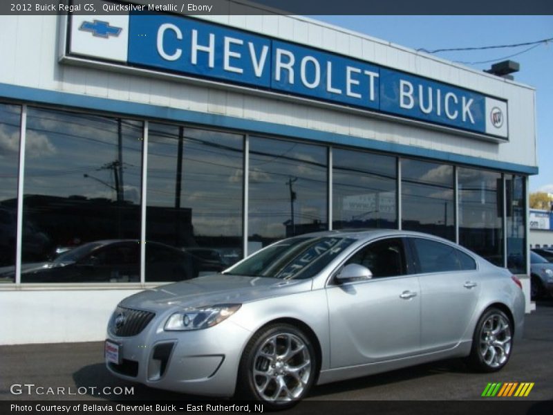 Quicksilver Metallic / Ebony 2012 Buick Regal GS