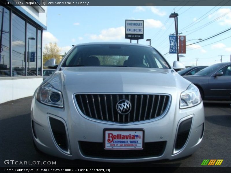 Quicksilver Metallic / Ebony 2012 Buick Regal GS