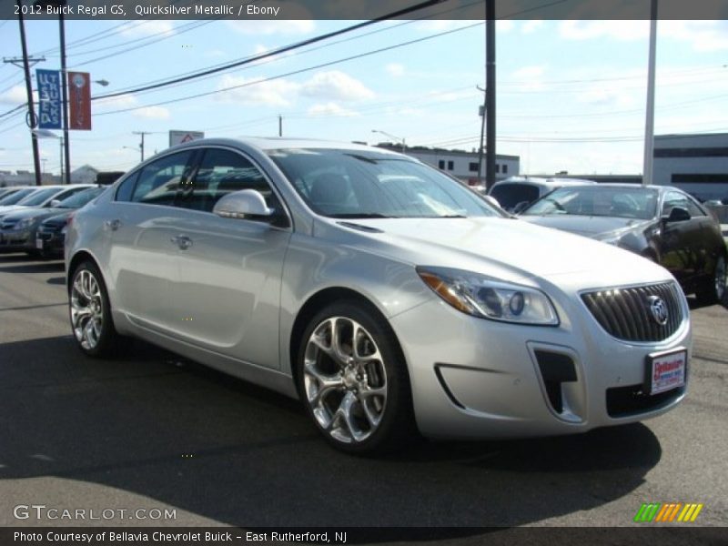 Quicksilver Metallic / Ebony 2012 Buick Regal GS