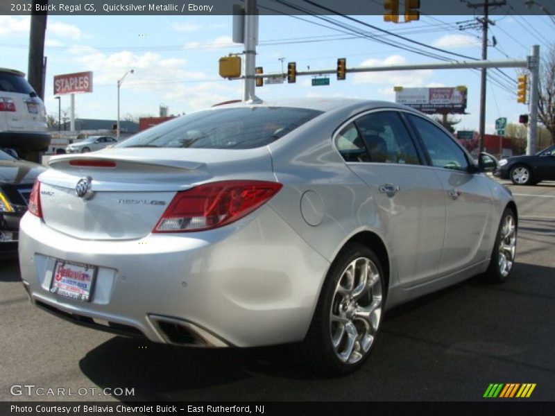 Quicksilver Metallic / Ebony 2012 Buick Regal GS