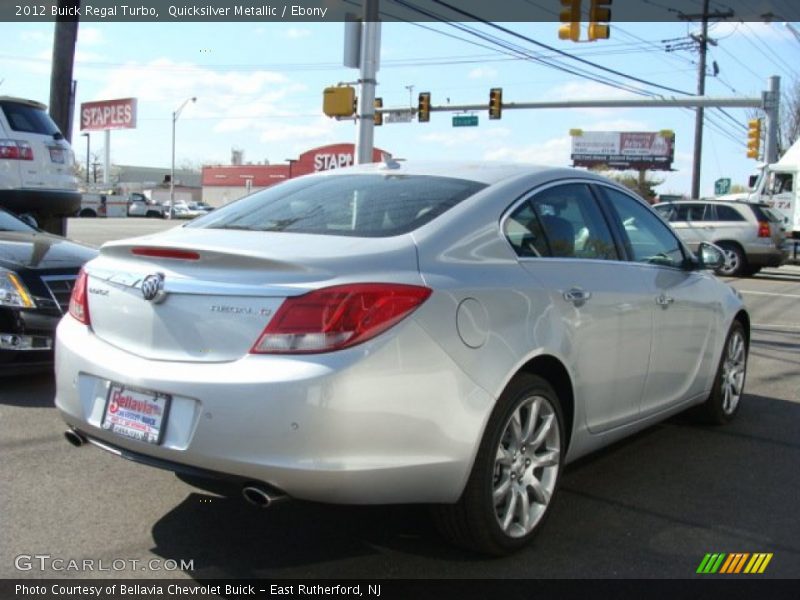 Quicksilver Metallic / Ebony 2012 Buick Regal Turbo