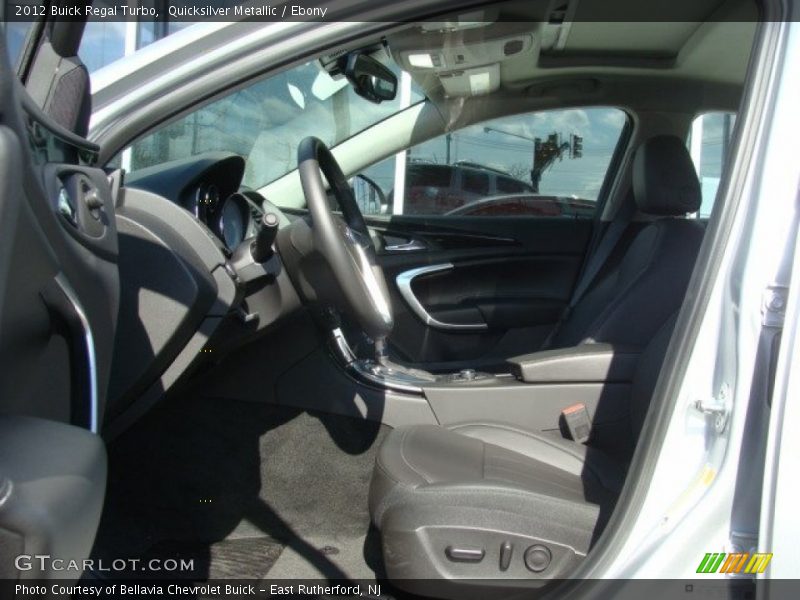 Quicksilver Metallic / Ebony 2012 Buick Regal Turbo