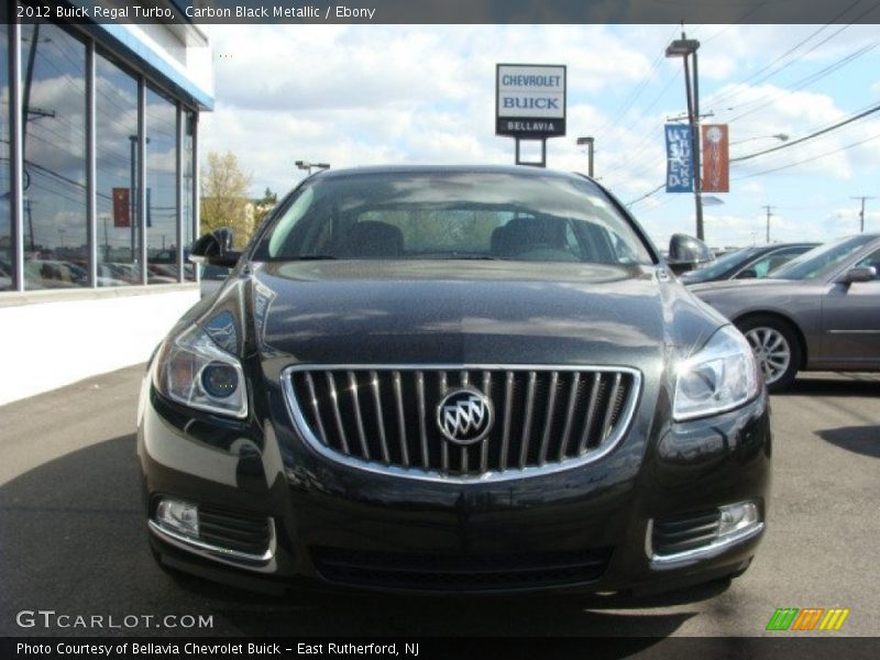 Carbon Black Metallic / Ebony 2012 Buick Regal Turbo