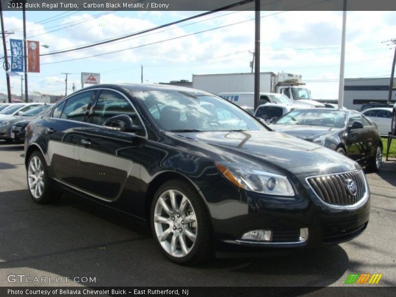 Carbon Black Metallic / Ebony 2012 Buick Regal Turbo