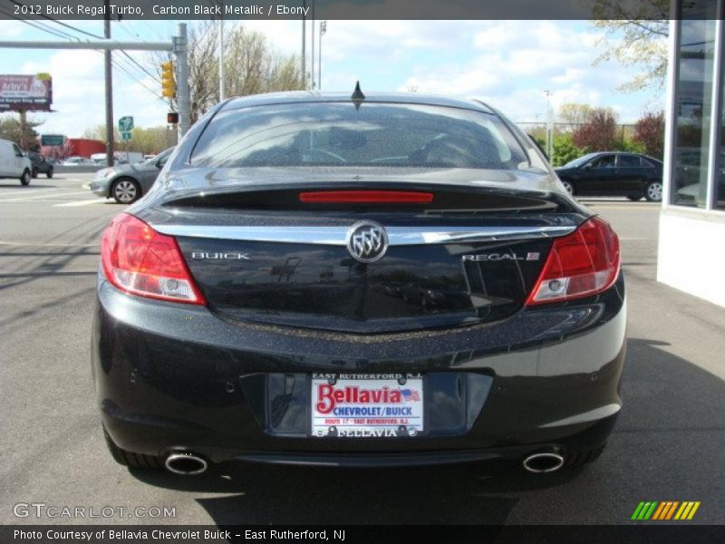 Carbon Black Metallic / Ebony 2012 Buick Regal Turbo