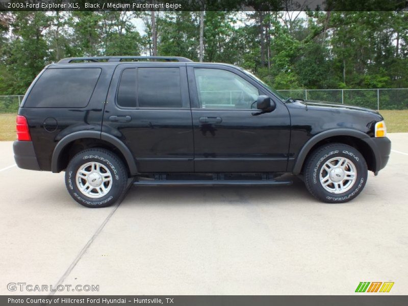 Black / Medium Parchment Beige 2003 Ford Explorer XLS