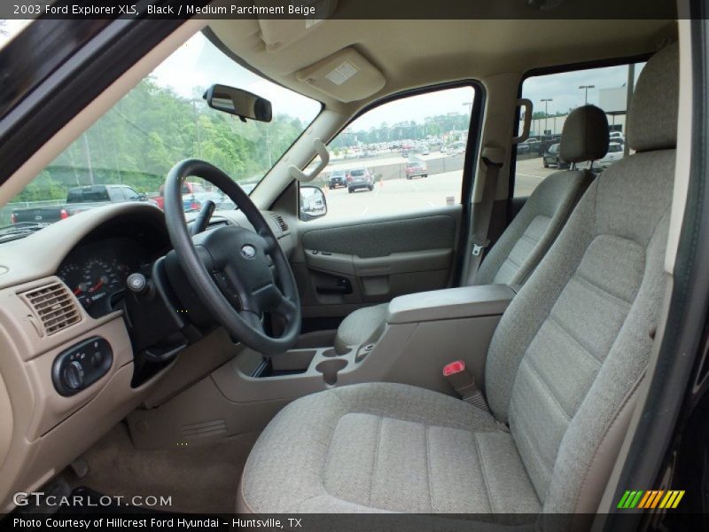 Black / Medium Parchment Beige 2003 Ford Explorer XLS