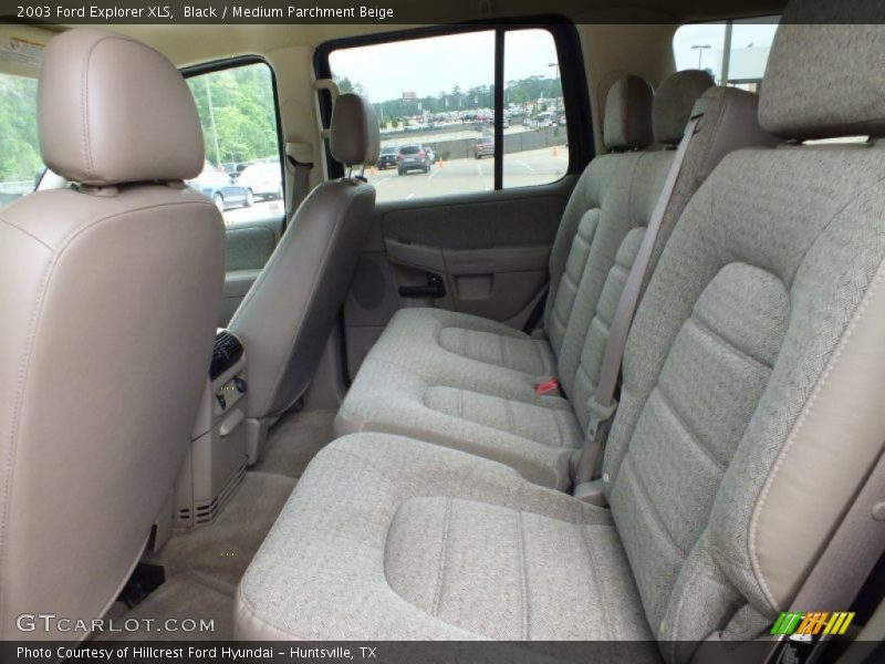 Black / Medium Parchment Beige 2003 Ford Explorer XLS