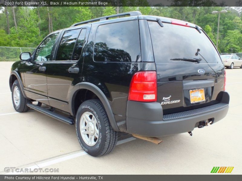 Black / Medium Parchment Beige 2003 Ford Explorer XLS