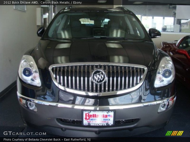 Carbon Black Metallic / Ebony 2012 Buick Enclave AWD