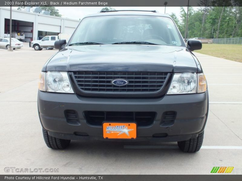 Black / Medium Parchment Beige 2003 Ford Explorer XLS