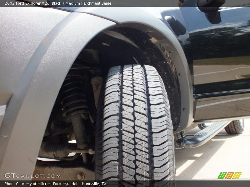 Black / Medium Parchment Beige 2003 Ford Explorer XLS