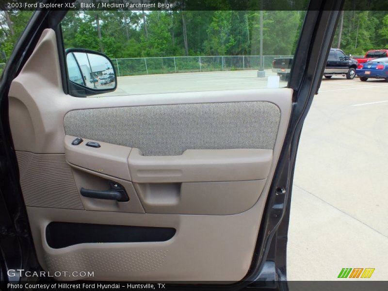 Black / Medium Parchment Beige 2003 Ford Explorer XLS