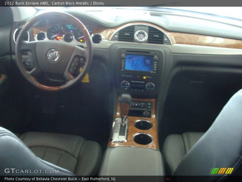Carbon Black Metallic / Ebony 2012 Buick Enclave AWD